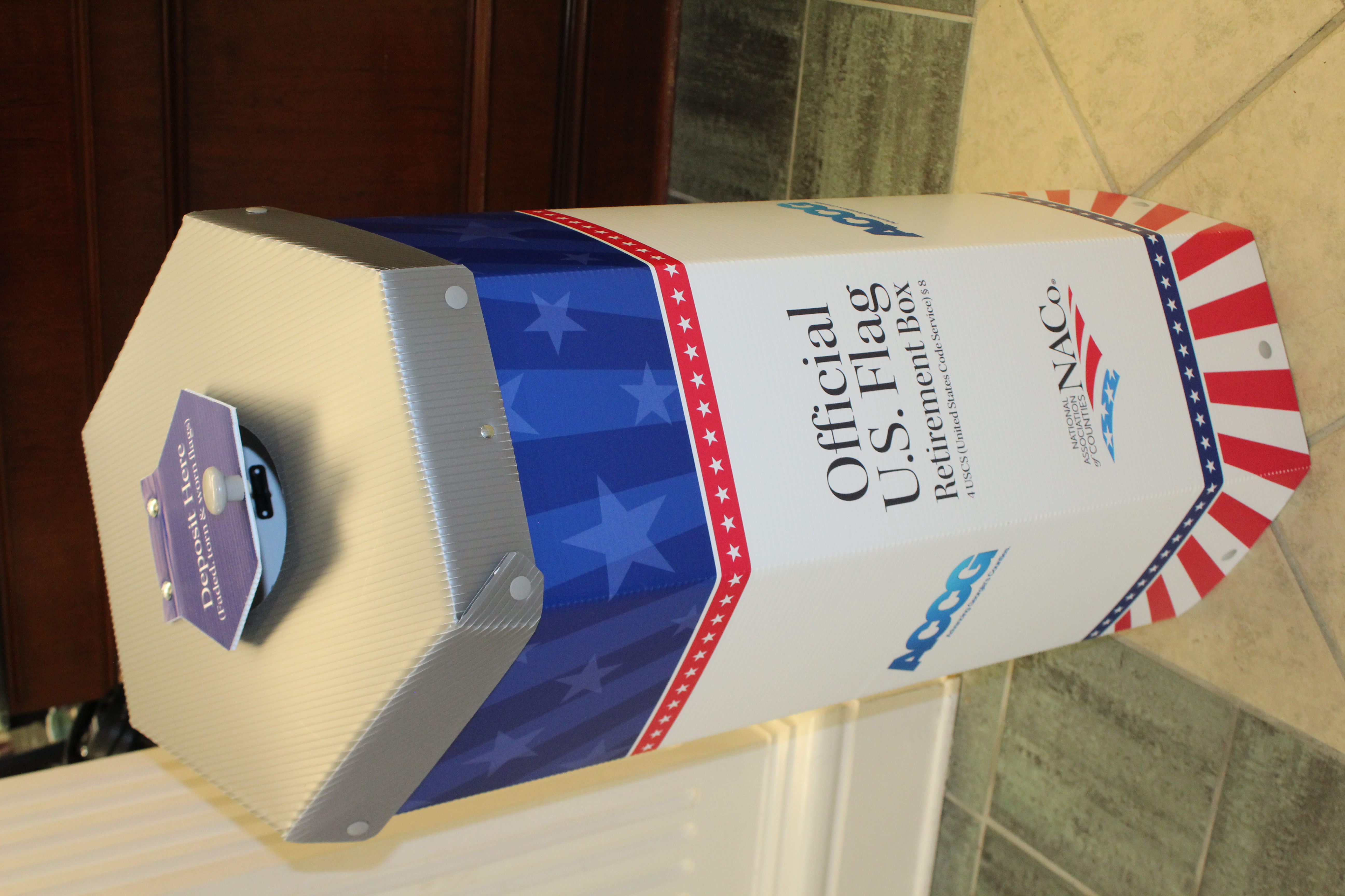 Disposal of Flags box