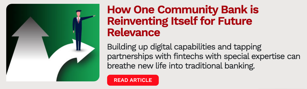 How one community bank is reinventing itself for Future relevance