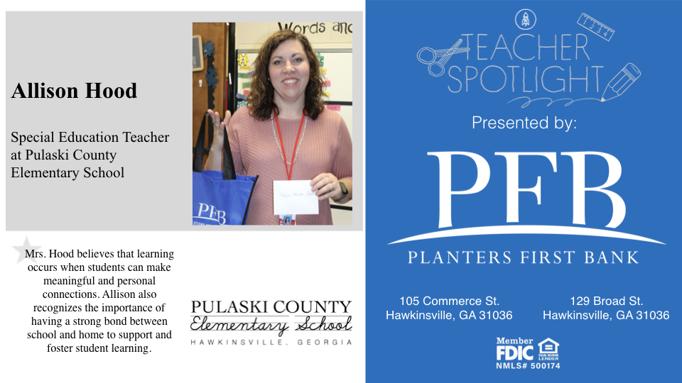 Allison Hood Recognition